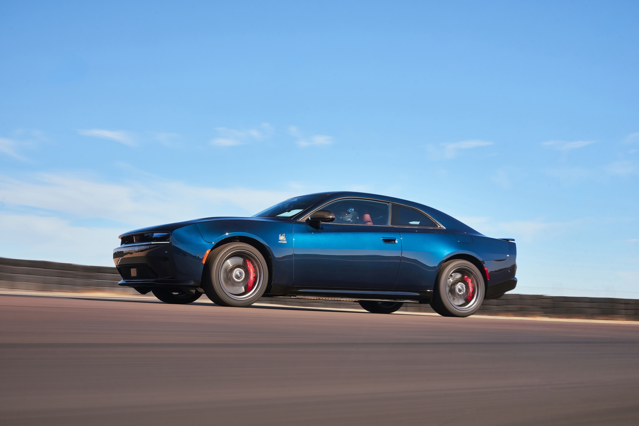 The all-new Dodge Charger Daytona Scat Pack includes Sport and Track Modes as well as race prep options for track racing or drag racing.