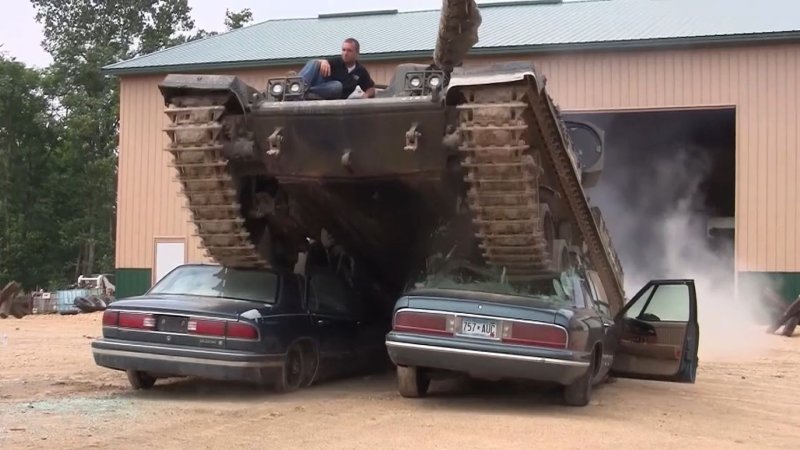 Give the Gift of Crushing Cars in a Tank This Holiday Season