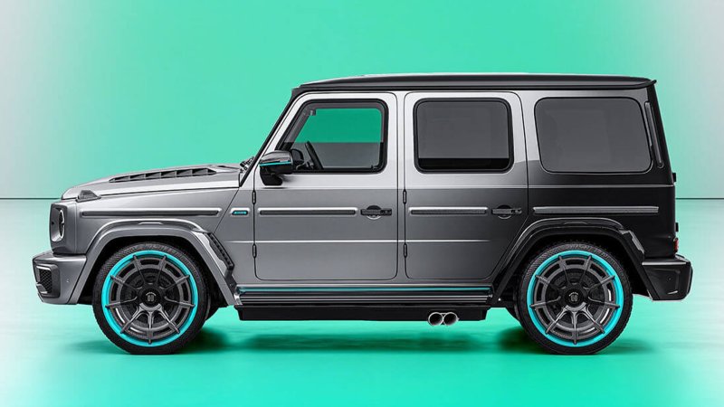 This 1,048-HP Mercedes G-Wagen With an AMG One Steering Wheel Honors the F1 GOAT