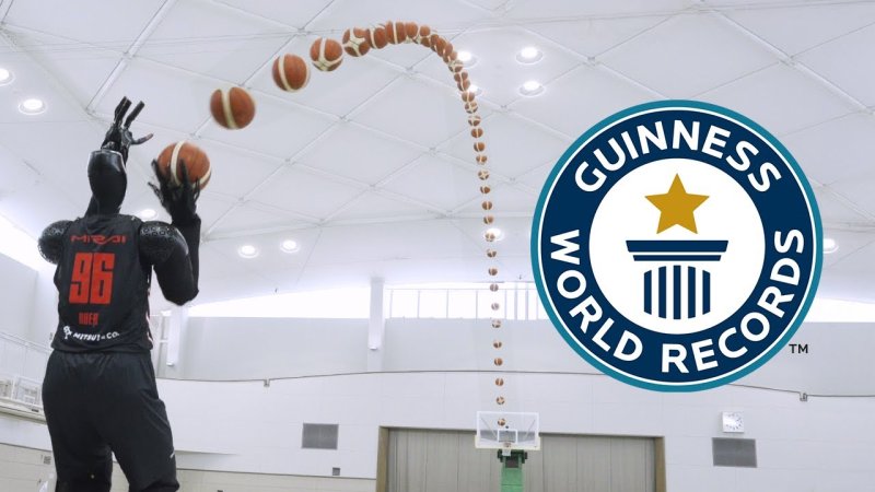 Toyota’s Basketball-Loving Robot Scores Guinness World Record for Longest Shot